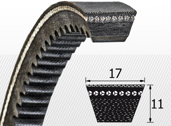 Curea AVX17x1965 La, Optibelt MARATHON X (EPDM)