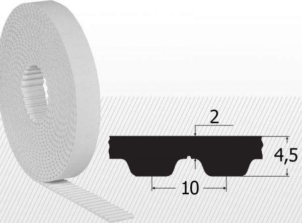 Curea AT10/100 metru liniar,Elatech