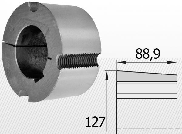 Bucsa conica 3535-2-1/2