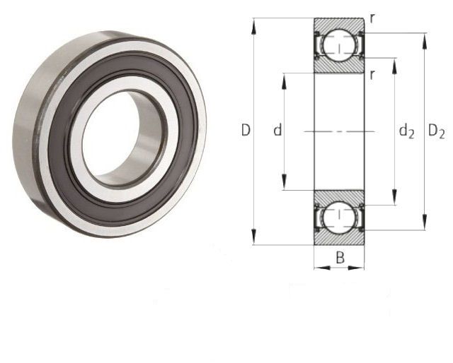 6802 2RS EZO