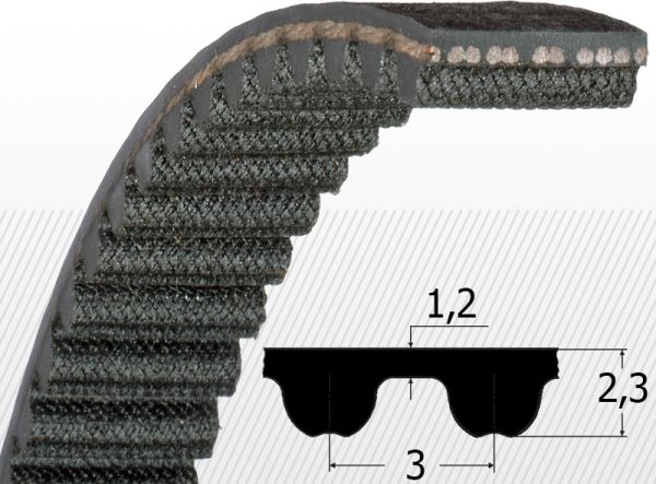 Ремень D-STD 3M 927 z=309 B