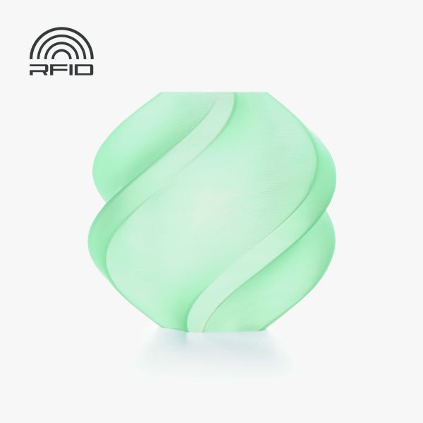 PLA Translucent Variant: Light Jade (13510) / Filament with spool (verde)