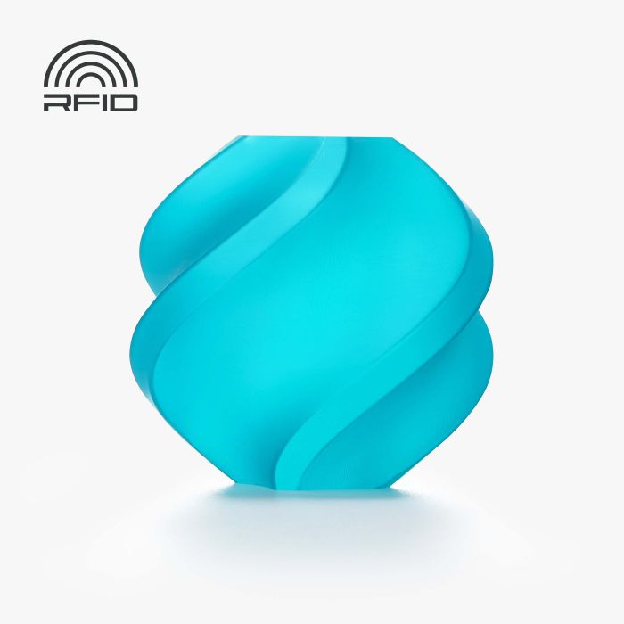 PLA Translucent Variant: Teal (13612) / Filament with spool (albastru deschis)