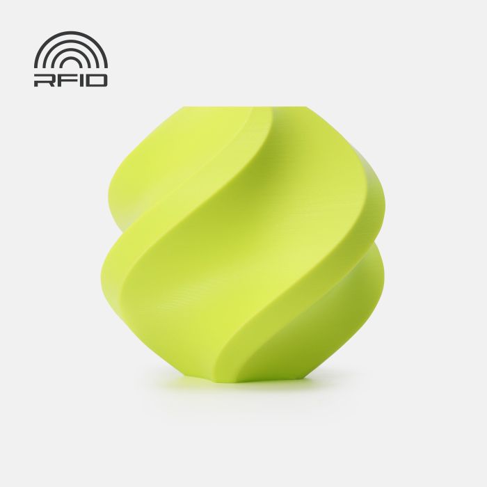 Filament Bambu Lab PLA Basic — Bright Green (10503), 1 kg, fără bobină (Refill)