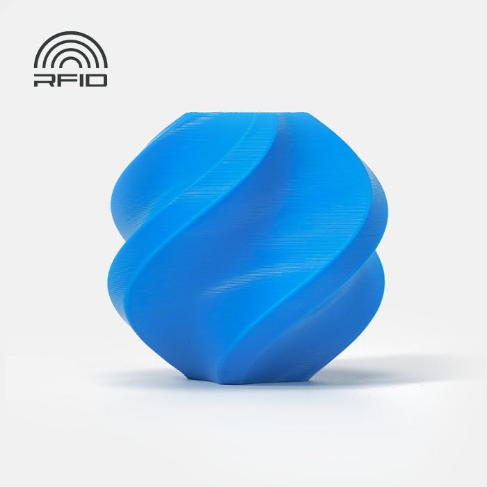 Filament Bambu Lab PLA Basic — Cyan (10603), 1 kg, cu bobină