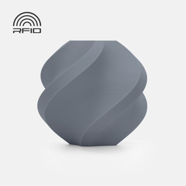 Филамент Bambu Lab PLA Matte — Ash Gray (11102), 1 kg, с катушкой