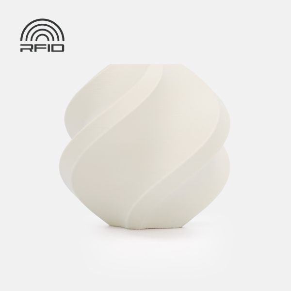 Филамент Bambu Lab PLA Matte — Bone White (11103), 1 kg, без катушки (Refill)