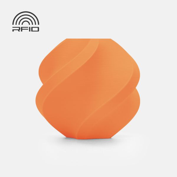 Филамент Bambu Lab PLA Matte — Mandarin Orange (11300), 1 kg, с катушкой