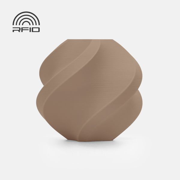 Филамент Bambu Lab PLA Matte — Latte Brown (11800), 1 kg, без катушки (Refill)