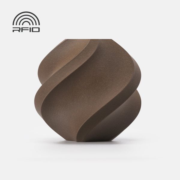 Филамент Bambu Lab PLA Wood — Black Walnut (13107), 1 kg, с катушкой