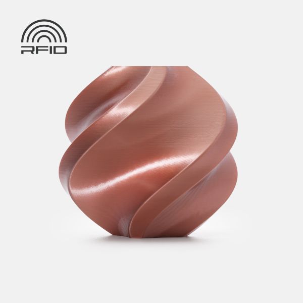Филамент Bambu Lab PLA Silk+ — Rose Gold (13206), 1 kg, с катушкой