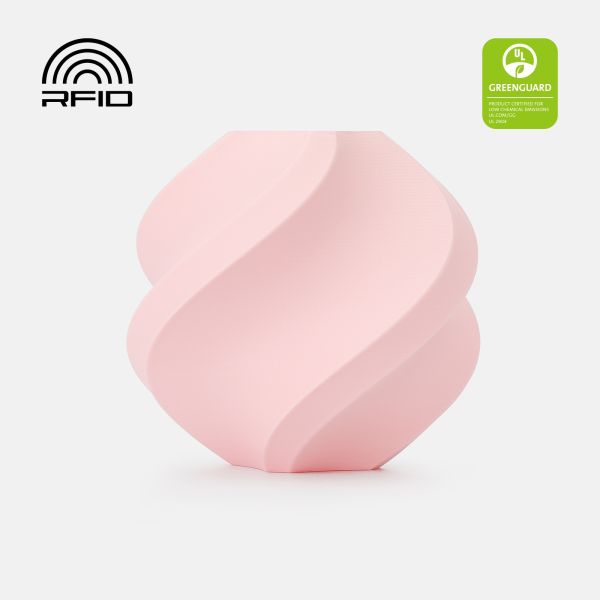 Филамент Bambu Lab PLA Pure — Milky Pink (17200), 1 kg, без катушки (Refill)