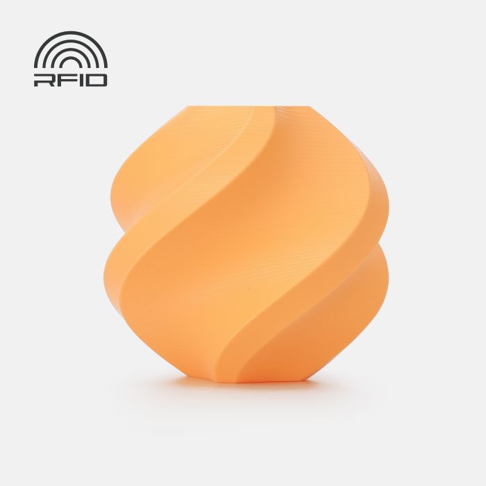 Filament Bambu Lab PLA Pure — Apricot (17300), 1 kg, fără bobină (Refill)