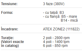 Mot ATEX Z2 3f 4p 0,06kW T2A 56A-4 B3 alu IE2 Techtop (1440 1/min) 230/400V 50Hz