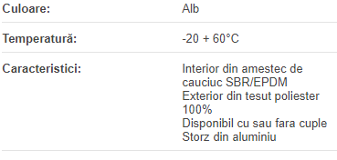 Furtun pompieri A-110 cu racord 20m/rola, 12 bar