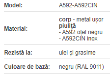 Maner ajustabil aliaj din metale | usoare A592-108 M14