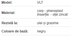 Roata de mana patru spite cu maner rabatabil | B1VLT140