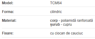 Dop cilindric TCM64 48,3x44,3 M14