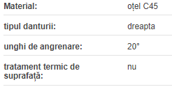 Grup conic A m=1,5, z=20/20 i=1/1