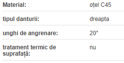 Grup conic A m=1,5, z=16/32, i=1/2