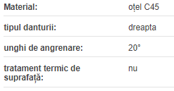 Grup conic A m=2,5 z=16/48, i=1/3