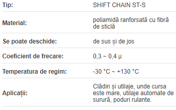 Lant portcablu Shift ST044S.100.R090 (100x26)