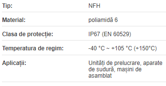 Racord tub NFH-10B