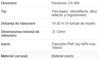 Senzor CX411P PNP 10000mm