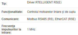 SIMTACH RS servo drive 400W / 2,8A / EtherCAT