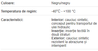 Furtun Hidraulic 25mm/2TE Interpump