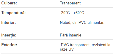 Furtun simplu PVC 12.7 mm