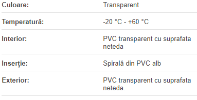 Furtun PVC de absorbtie apa 110 mm transp alimentar