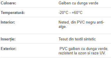 Furtun PVC gradina 12.5 mm / 10 BAR galben NTS TOBBY antirasucire