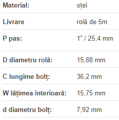 Lant 16A-1 HBC pentru balotiera IWIS Elite