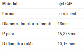 Roata de tensionare 10B-1 Z=14 S