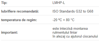 Rulment Liniar NLMHP-06L-UU DTE (d=6mm D=12mm L=35mm)