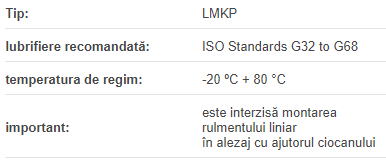 Rulment Liniar NLMKP06-UU DTE (d=6mm D=12mm L=19mm)