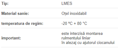 Rulment liniar inox LMES-30-UU DTE (d=30mm D=47mm L=68mm)