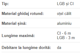 Ghidaj liniar cu role CI42