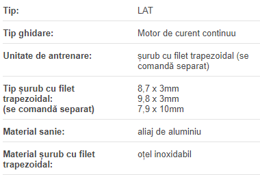 Actuator LAT 2A 1/48 12V 117N