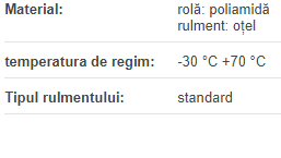 Rola de tensionare RP2/3 RE20-30