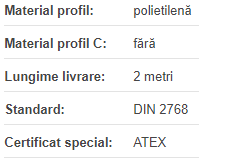 Ghidaj curea rotunda 5 mm tip RR, material S antistatic