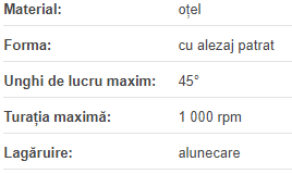 Cuplaj cardanic d=8 D=16 L=40 02G SGOS082Q | alezaj patrat