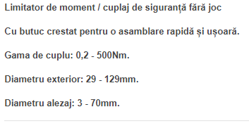 Cuplaj de siguranta KBK/BKK-80-113-28H7-28H7-30Nm-D-2