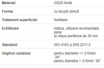 Roata de curea SPC 1000/3 BC5050