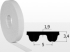 Curea RTD5M-50 PU-otel (PAZ inclus) metru liniar, Elatech