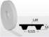 Curea L-100 PU-otel metru liniar, Elatech