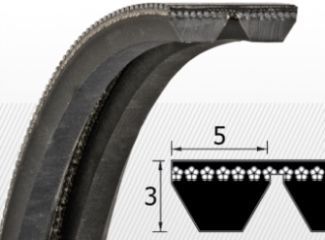 Curea WR 5MS 875-3 - 850 Li, Polyflex JB, Gates