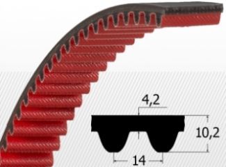 Curea HTD 14MGT 1190/ 37 mm Polychain Carbon Volt, Gates