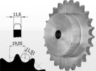 Roata de lant 12A-1 Z=11 ASA60